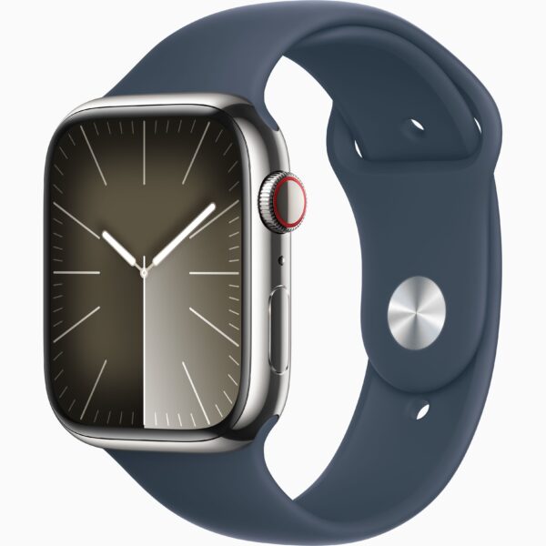 Watch Series 9 Stainless Steel Case with Sport Band